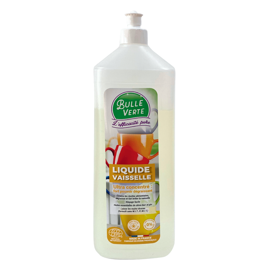 Liquide vaisselle pin/citron certifié ECOCERT - Bulle Verte