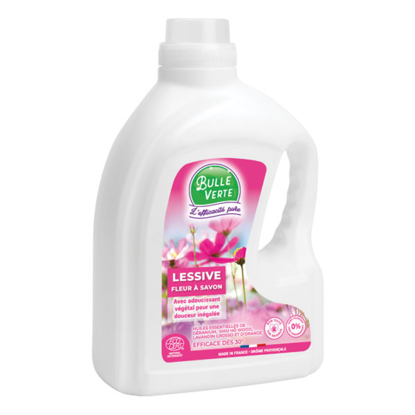 Lessive fleurs à savon