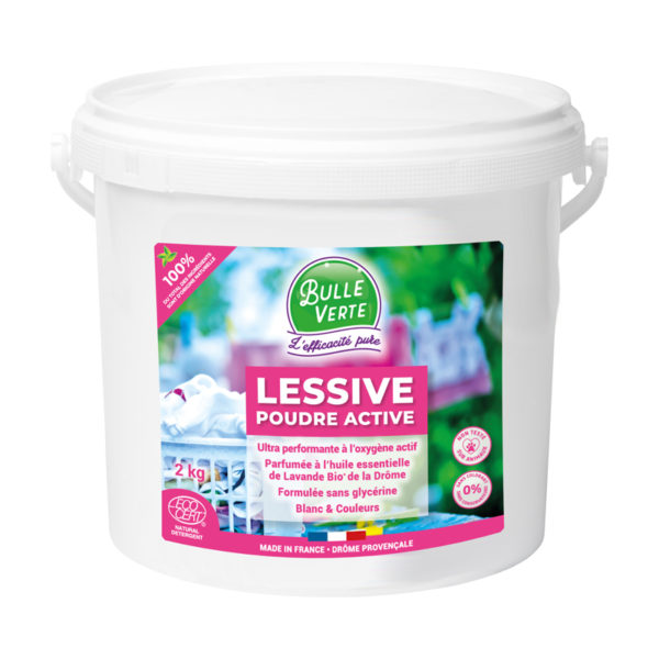 Lessive poudre active